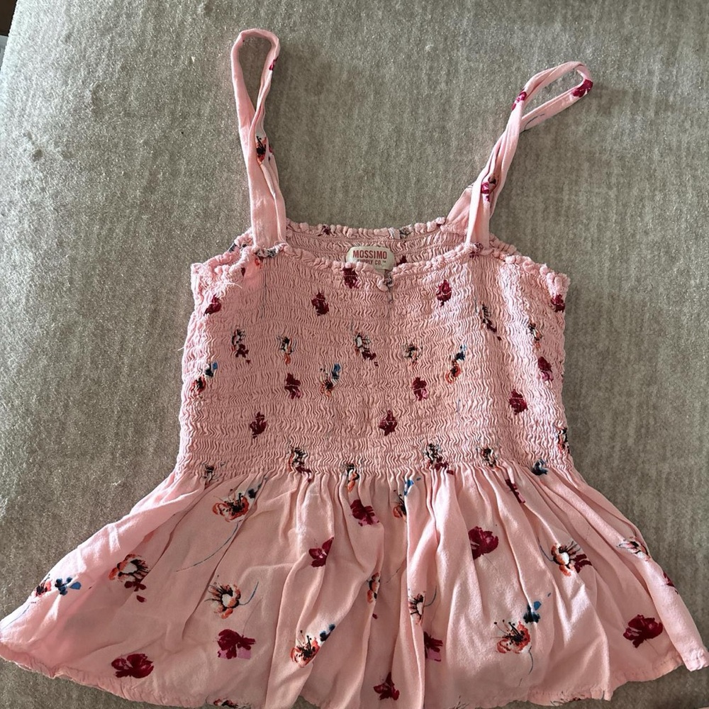 Mossimo Supply Co. Pink Floral Camisole for Kids